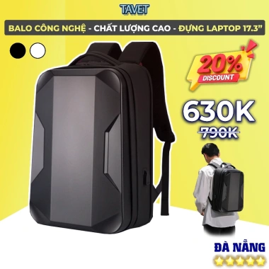 Balo Laptop Nam 17.3 inch Chống Nước Thời Trang Cao Cấp Phong Cách Châu Âu BLM16