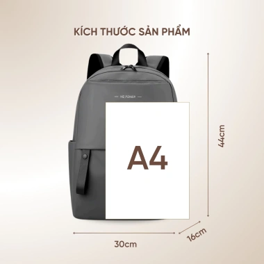 Balo Laptop Nam Chống Thấm Nước Đa Năng Đi Làm Đi Học Giá Rẻ 229k 2