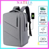 Balo Laptop Nam Nữ Thời Trang Chống Nước Cổng Sạc USB - Đi Học Đi Làm NATIFA 135k
