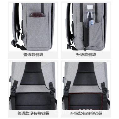 Balo Laptop Nam Nữ Thời Trang Chống Nước Cổng Sạc USB - Đi Học Đi Làm NATIFA 135k