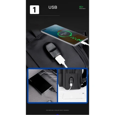 Balo Laptop Nam Nữ Thông Minh BL022 Chống Nước, Chống Mài Mòn, Tùy Chỉnh Độ Rộng, Sạc USB - Giá 450.000 VND 8 Balo Laptop Nam Nữ Thông Minh BL022 Chống Nước, Chống Mài Mòn, Tùy Chỉnh Độ Rộng, Sạc USB - Giá 450.000 VND 8
