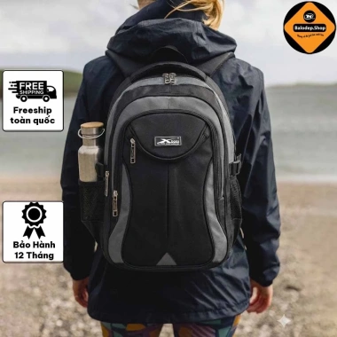 Balo Laptop Nam Nữ XBags XB2.002 Chống Thấm Đen Xám – Thời Trang Sành Điệu, Giá 359.000₫ 5