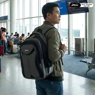 Balo Laptop Nam Xbags XB2.004 Chống Nước, Gọn Nhẹ Sang Trọng - Đi Làm Học
