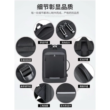 Balo Laptop Siêu Nhẹ San Leather 2.218 Phong Cách Công Sở Cao Cấp Giá 515.000₫ 9
