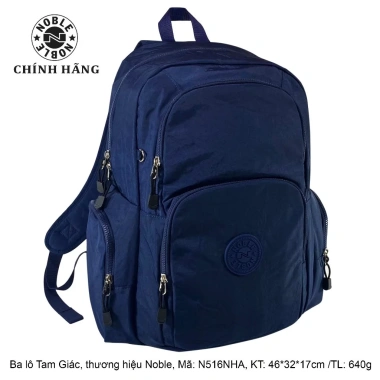 Balo laptop size lớn Noble chất liệu vải dù cao cấp, chống mưa nhẹ, dễ vệ sinh - Giá chỉ 459.900 VNĐ 2
