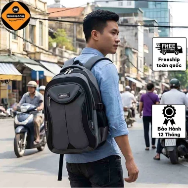 Balo laptop Xbags XB2.004 15.6 inch nam, vải dù chống sốc, chống nước, 359.000₫ 3