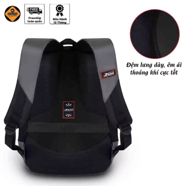 Balo laptop Xbags XB2.004 15.6 inch nam, vải dù chống sốc, chống nước, 359.000₫ 9
