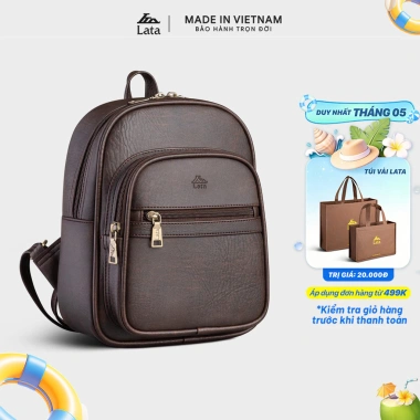 Balo Lata da cao cấp thời trang nữ cá tính - BAL71 - Giá ưu đãi 370.500₫