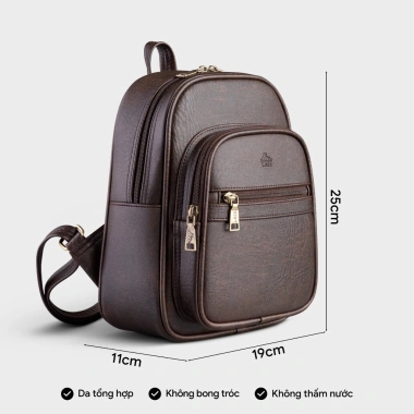 Balo Lata da cao cấp thời trang nữ cá tính - BAL71 - Giá ưu đãi 370.500₫