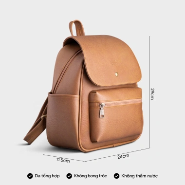 Balo Lata da thật cỡ lớn thời trang nữ công sở - Giá giảm 379k, chất liệu da cao cấp, thiết kế sang trọng 4 Balo Lata da thật cỡ lớn thời trang nữ công sở - Giá giảm 379k, chất liệu da cao cấp, thiết kế sang trọng 4