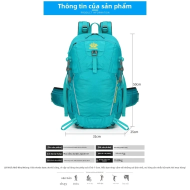 Balo Leo Núi 40L Chống Thấm Thở Khí Định Điện Que Leo Đa Ngăn Dung Lượng Lớn 9