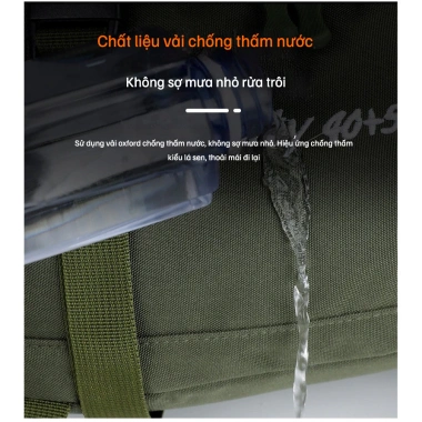 Balo Leo Núi Chuyên Nghiệp - Hệ Thống Phụ Lơ Lửng Gắn Đính Phân Khu, Nhẹ Bảo Vệ 7