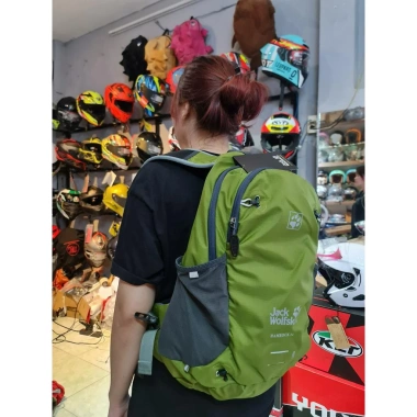 Balo leo núi Jack Wolfskin 12L chính hãng màu xanh lá - Siêu nhẹ, đa năng, giá 496.789₫ 4
