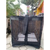 Balo lồng chim chào mào - hộp kín, cửa lưới, dây điều chỉnh, khóa chắc chắn, 72k 10