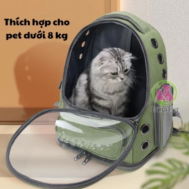 Balo Luna Pet BL11 trong suốt đựng chó mèo - Vận chuyển du lịch tiện lợi, 329k 5