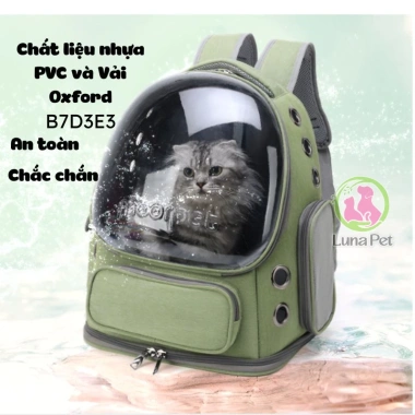 Balo Luna Pet BL11 trong suốt đựng chó mèo - Vận chuyển du lịch tiện lợi, 329k 9