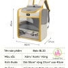 Balo Luna Pet BL20 trong suốt chịu 8kg – Vận chuyển chó mèo lớn, an toàn, giá 329k