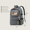 Balo Mason Rice unisex chống nước, đa ngăn, đựng laptop 17 inch giá ưu đãi 259k - BL009 7