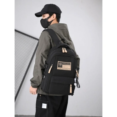 Balo Mason Rice unisex chống nước, đa ngăn, đựng laptop 17 inch giá ưu đãi 259k - BL009