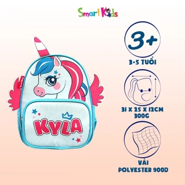 Balo mẫu giáo Smartkids Safari Kyla B-004 xanh nhạt cho bé 3-5 tuổi, đáng yêu, chỉ 255.900₫ 2 Balo mẫu giáo Smartkids Safari Kyla B-004 xanh nhạt cho bé 3-5 tuổi, đáng yêu, chỉ 255.900₫ 2