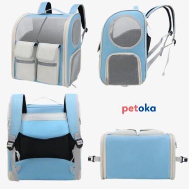 Balo mèo cỡ to PetX lớn thoáng khí xách tay đeo vai cho ô tô xe con - 239.000₫