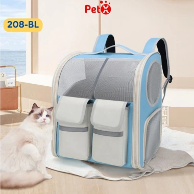 Balo mèo PetX cỡ to cho chó, thoáng khí, xách tay và đeo vai, đẩy xe, giảm giá 239k