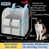 Balo mèo PetX cỡ to cho chó, thoáng khí, xách tay và đeo vai, đẩy xe, giảm giá 239k 7