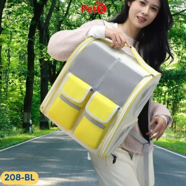 Balo mèo PetX cỡ to cho chó, thoáng khí, xách tay và đeo vai, đẩy xe, giảm giá 239k