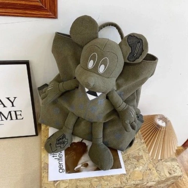 Balo Mickey vải chuột độc lạ cho bé Cặp sách đi học du lịch hot giảm giá 299k 2.023 3