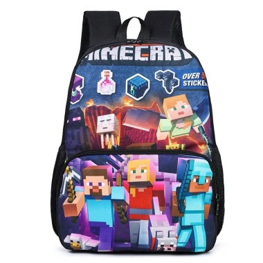 Balo Minecraft trẻ em lớp 3-9, size Tiểu học - Giá chỉ 209.000đ, giảm mạnh