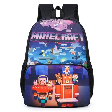 Balo Minecraft trẻ em lớp 3-9, size Tiểu học - Giá chỉ 209.000đ, giảm mạnh