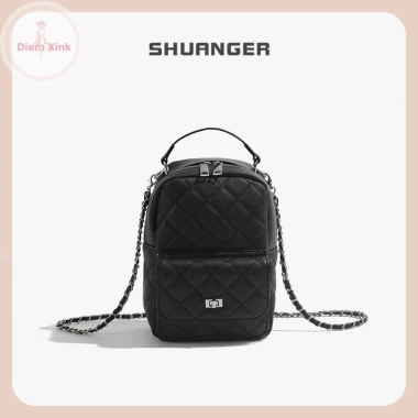 Balo Mini 18cm Da PU Sần Nữ Đứng Phom Khoá Màu Bạc Tiện Lợi Du Lịch Nhỏ Gọn 10 Balo Mini 18cm Da PU Sần Nữ Đứng Phom Khoá Màu Bạc Tiện Lợi Du Lịch Nhỏ Gọn 10