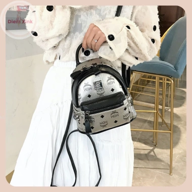 Balo Mini 20cm Da Dày Đứng Phom Cứng Cáp - Du Lịch, Chơi, Nhiều Ngăn, Bền Bỉ Quảng Châu, Giá 330.000₫
