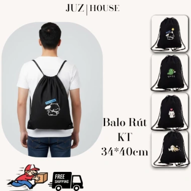 Balo mini JUZHOUSE dây rút tiện lợi, dễ thương – Đi học, du lịch, thể thao, giá 43.000₫