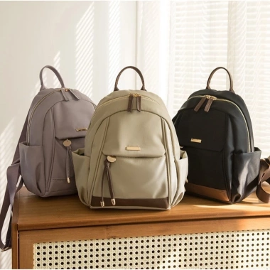 Balo mini nam nữ vải Oxford chống thấm, nhiều ngăn - Đi học, làm, du lịch - Giá chỉ 218.000₫