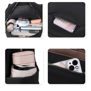 Balo mini nam nữ vải Oxford chống thấm, nhiều ngăn - Đi học, làm, du lịch - Giá chỉ 218.000₫