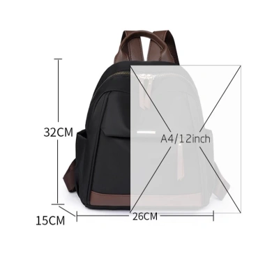 Balo mini nam nữ vải Oxford chống thấm, nhiều ngăn - Đi học, làm, du lịch - Giá chỉ 218.000₫