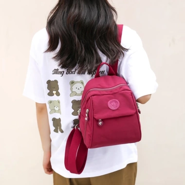 Balo mini nữ đa năng đeo ngực, túi vải bố nhẹ – Thời trang thể thao, chỉ 208k 6