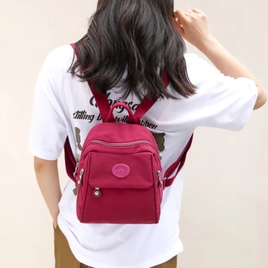 Balo mini nữ đa năng đeo ngực, túi vải bố nhẹ – Thời trang thể thao, chỉ 208k 7