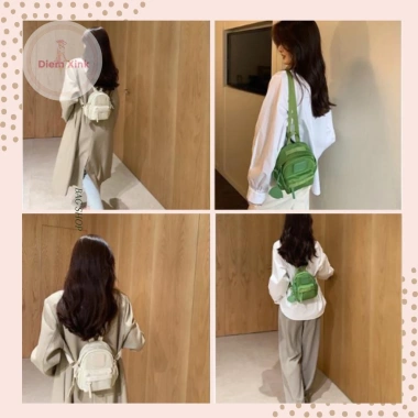 Balo Mini Nữ Maruco Chan Nylon Chống Thấm Nhẹ Ngăn Phong Nhật Bản 19cm Giá 260k 9
