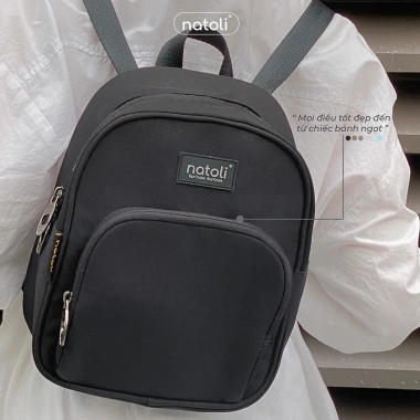 Balo Mini Nữ NATOLI Sweetie Pie B6 - Chống Nước Cao Cấp, Nhỏ Gọn, Giá Ưu Đãi 219k 3 Balo Mini Nữ NATOLI Sweetie Pie B6 - Chống Nước Cao Cấp, Nhỏ Gọn, Giá Ưu Đãi 219k 3