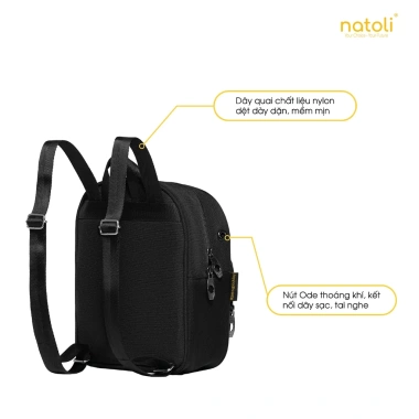 Balo mini nữ NATOLI Sweetie Pie B6 - Nhỏ gọn, chống nước cao cấp, chỉ 239.000₫