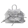 Balo mini thời trang 2 dây rút da nhung dễ thương Mã 321 Giá chỉ 98.000₫ 4