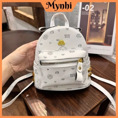 Balo mini thời trang nữ Hàn Quốc hình gấu xinh SMN45 - Phong cách du lịch, 65k