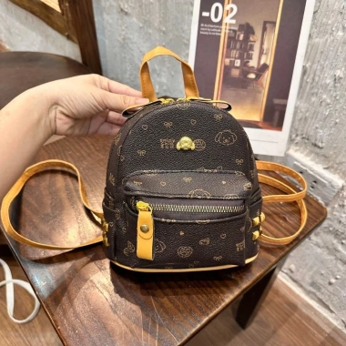Balo mini thời trang nữ Hàn Quốc hình gấu xinh SMN45 - Phong cách du lịch, 65k