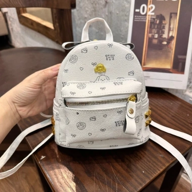 Balo mini thời trang nữ Hàn Quốc hình gấu xinh SMN45 - Phong cách du lịch, 65k