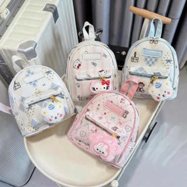 Balo mini TL size 20 vải hoạ tiết dễ thương cho nữ - Tặng móc khóa, phù hợp đi chơi, cafe, du lịch - Giá chỉ 119.400₫