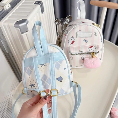 Balo mini TL size 20 vải hoạ tiết dễ thương cho nữ - Tặng móc khóa, phù hợp đi chơi, cafe, du lịch - Giá chỉ 119.400₫