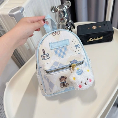 Balo mini TL size 20 vải hoạ tiết dễ thương cho nữ - Tặng móc khóa, phù hợp đi chơi, cafe, du lịch - Giá chỉ 119.400₫