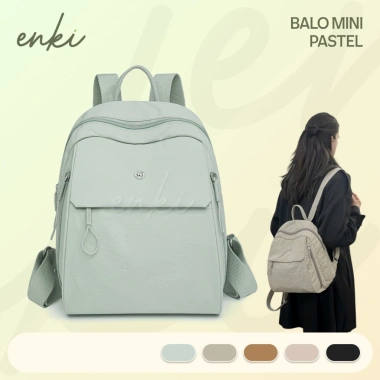 Balo Mini Vải Dù Trượt Nước Pastel Ngăn – Phù Hợp Học, Chơi, Du Lịch – 248.000₫